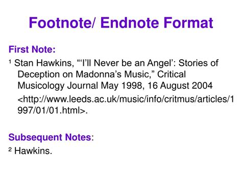 Image result for How to Do Footnotes and Endnotes