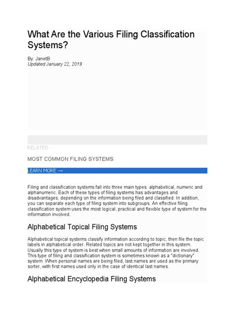 Most Common Filing System 的图像结果