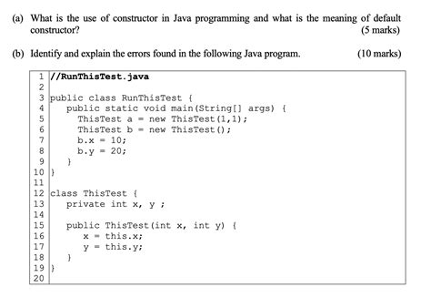 Image result for Default Constructor in Java Simple Program
