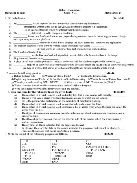 Image result for Class 8 Computer Basics
