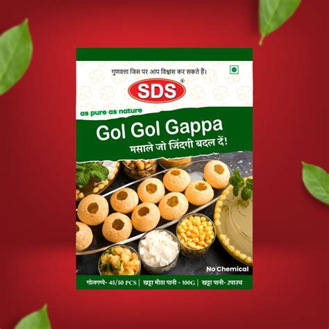 Buy SDS Pani Puri Packet ; Khatta Meetha Pani with SDS Masala – SDS MASALA