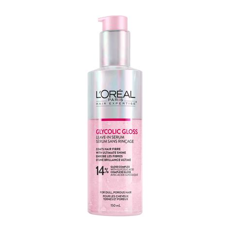 Sérum sans rinçage brillance Glycolic Gloss | L'Oréal Paris