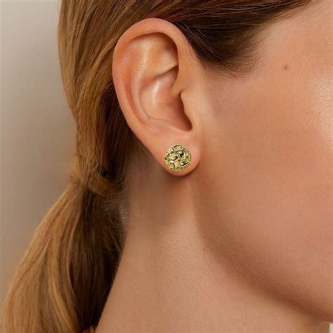 Jewellery Online - Premium Golden Minimalist Geometric Studs | Nestasia