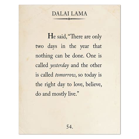 Dalai Lama Book Page Style Literary Quote Print. DIGITAL DOWNLOAD ...