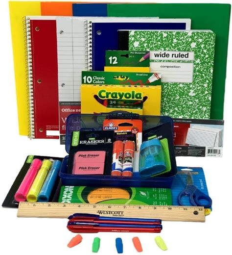 Buy Combined Elementary School Supply Pack for Boys 26 Pieces ...