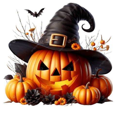 Happy Halloween With Pumpkin Clipart Watercolor, Happy Halloween With ...