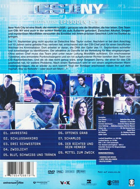 CSI: NY - Season 8/Box-Set 1 [3 DVDs] Serie auf DVD ausleihen bei ...