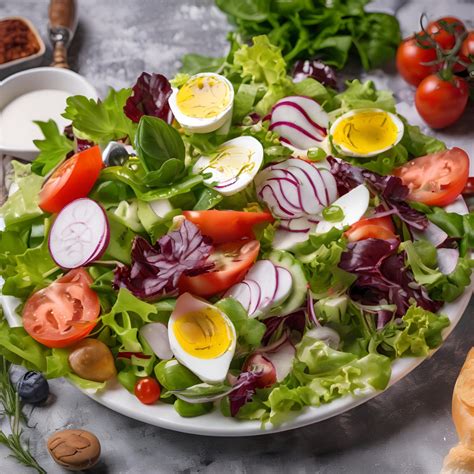 French Salad: Classic And Healthy French Delight! - The Fresh Man cook