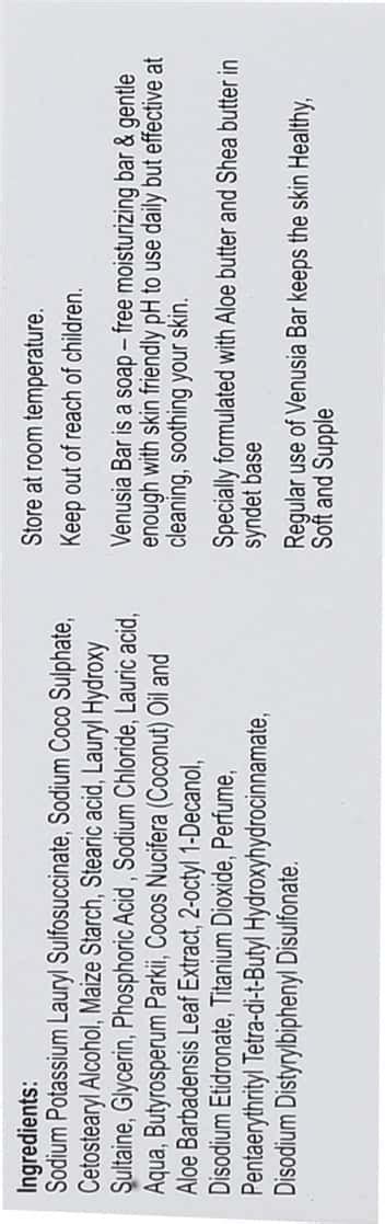 Buy VENUSIA MOISTURIZING BATHING SOAP, WITH SHEA & ALOE BUTTER ...