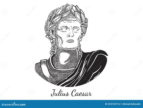Julius Caesar Historical Illustration Editorial Photo - Illustration of ...