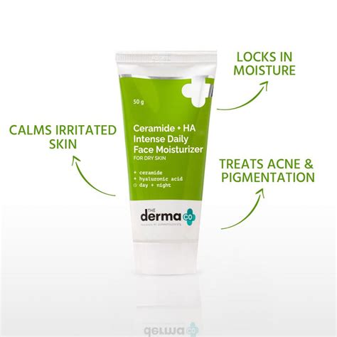 Ceramide + HA Intense Face Moisturizer -50g | The Derma Co