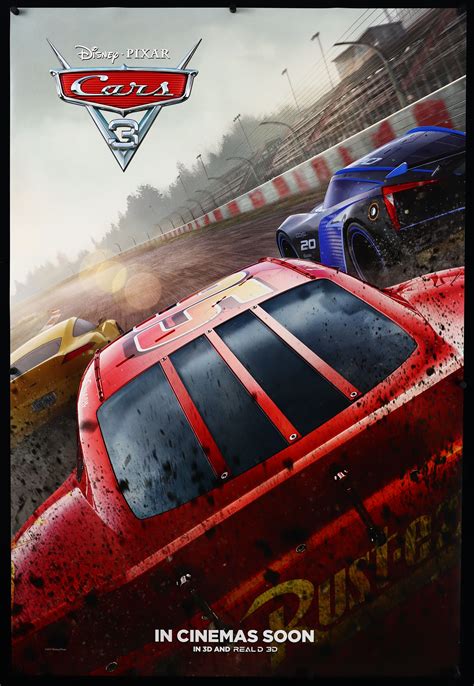 Cars 3 Original Movie Poster - Famous Movie Posters