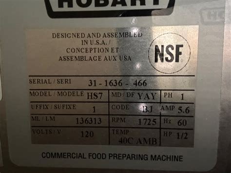 NEW 2022 HOBART HS7-1 13" AUTOMATIC SLICER WITH REMOVABLE KNIFE AND ...