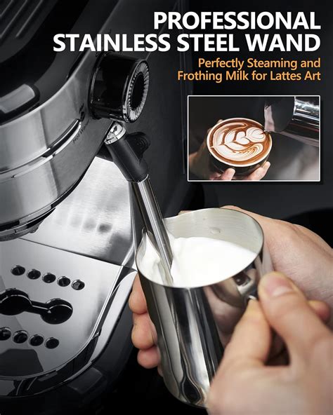 Buy MICHELANGELO Espresso Machine, Stainless Steel Espresso Maker ...