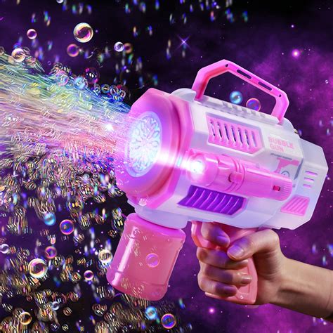 O Wowzon Electric Bubble Gun Bubble Gun Automatic Bubble Machine ...