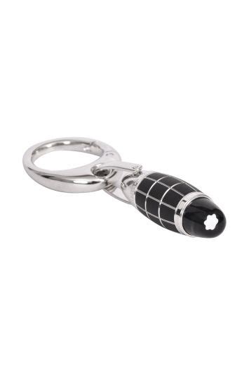 Mont Blanc Urban Walker Platinum- Plated Key Ring