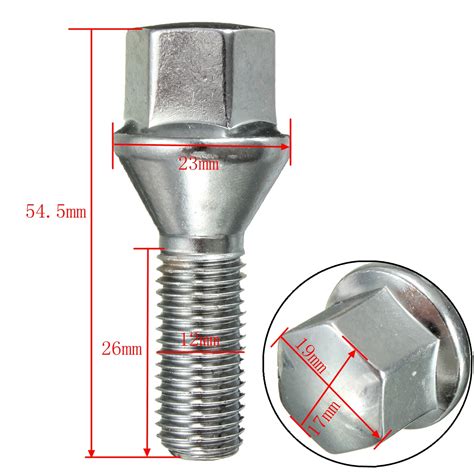 Wheel Nut Bolt Lug Stud Alloy M12x1.5mm 3-series For BMW E21 E30 E36 E46 E90 E92 | Alexnld.com