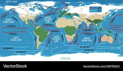 Cold Ocean Current World Map 的图像结果