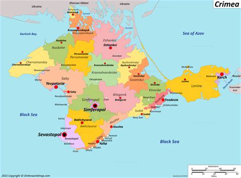Crimea Map | Detailed Maps of Republic of Crimea