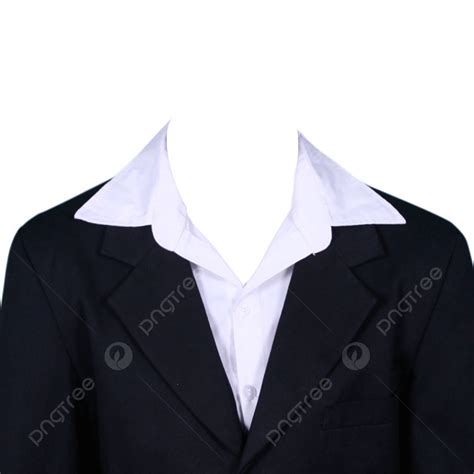 Edit Foto Setelan Wanita Untuk Bisnis Jaket Hitam Dengan Kemeja Putih ...