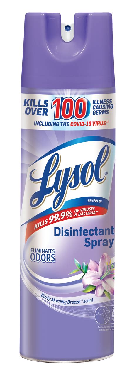 SmartLabel - LYSOL® LYSOL® Disinfectant Spray - Early Morning Breeze ...