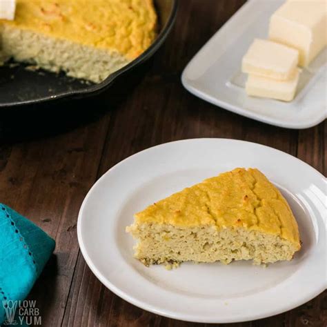 Coconut Flour Keto Cornbread (5-Ingredients) | Low Carb Yum