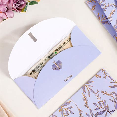 Lavender Haze Money Envelope Set Of 12 Online - Premium Envelope | Nestasia