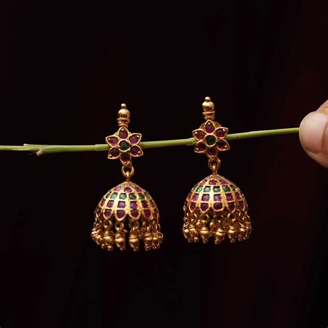 Earrings for Girls and Women | Shop Antique Jhumka Earrings Online