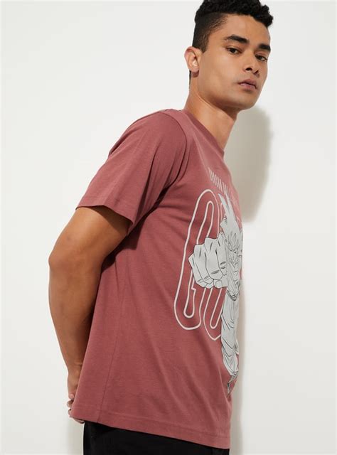 Buy URB_N Men Dragon Ball Z Print T-shirt Online at just Rs. 599.0 ...