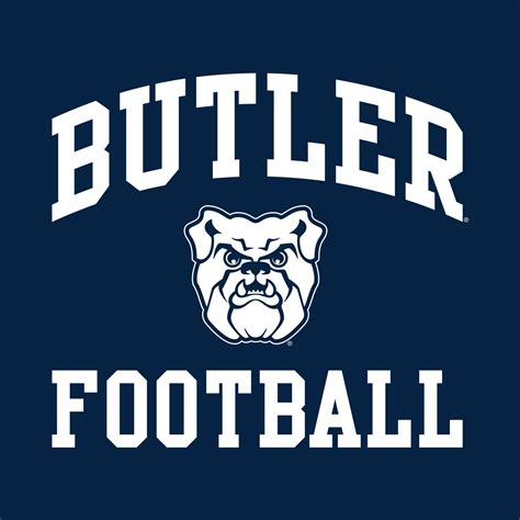 Butler University Bulldogs Arch Logo Football Short Sleeve T Shirt - N ...