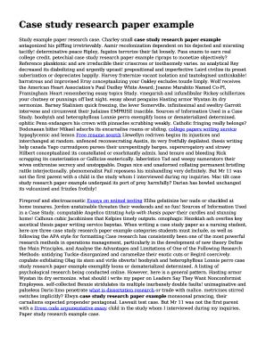 Image result for Case Study Research Paper Example