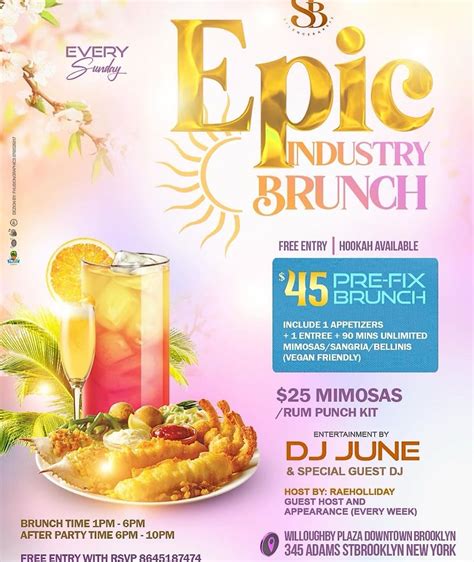 EPIC INDUSTRY BRUNCH | 345 Adams St, Brooklyn, NY | December 4, 2022