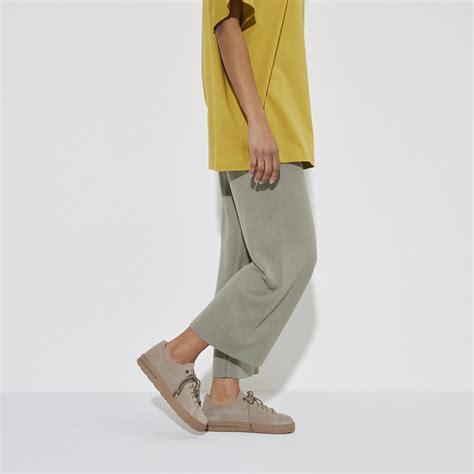 Bend Low Decon Natural Leather Nubuck Gray Taupe | BIRKENSTOCK