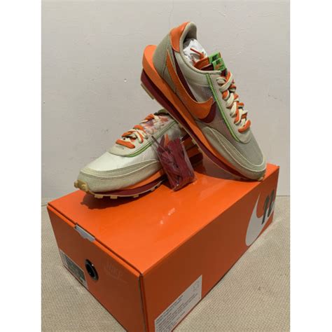 Jual Nike LD Waffle sacai CLOT Kiss of Death Net Orange Blaze ORIGINAL ...