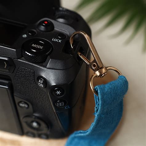 Blue Kutch Hand Embroidery Mirror Work Cotton Camera Belt