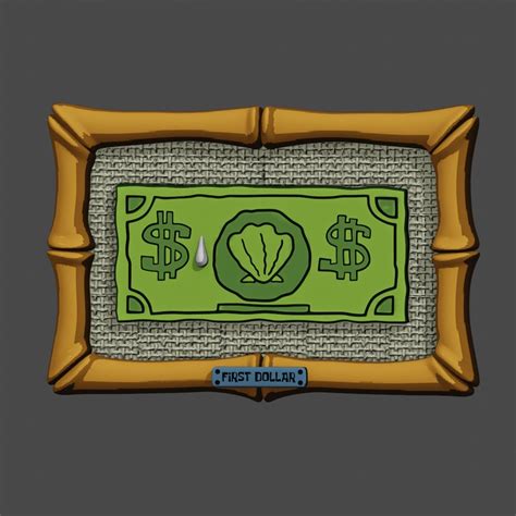 First Dollar 3D Model | 3d_by_bryn