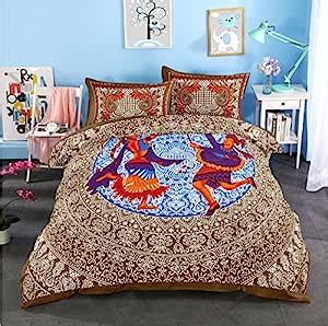 Zain 100% Pure Cotton Jaipuri and Rajasthani Traditional Double Bed ...