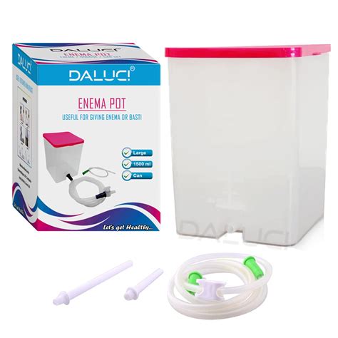 Buy DALUCI PVC Enema Kit for Home Use with instruction | Enima home kit ...