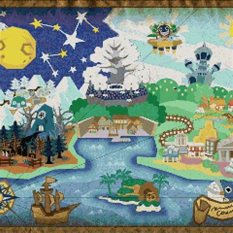 Thousand-Year Door World Map Accurate 的图像结果