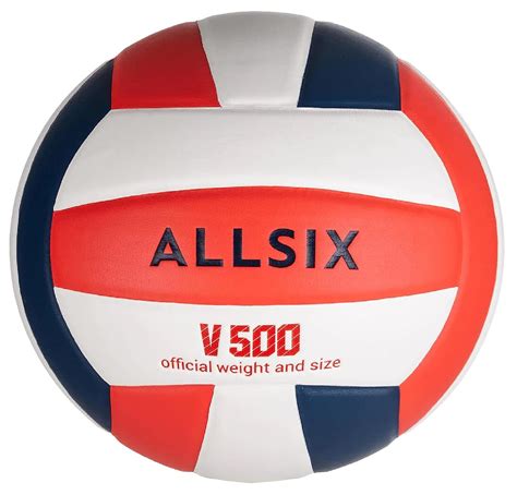 Buy Volleyball Indoor ball V500 -White/Blue/Red Online at Low Prices in ...