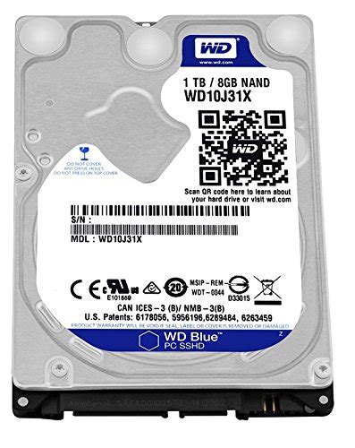 WD 1TB Blue SSHD Hybrid Internal Drive (WD10J31X) : Amazon.in ...