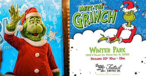 Meet The Grinch @ Foxtail Coffee (Winter Park) - FREE EVENT, 1282 N ...