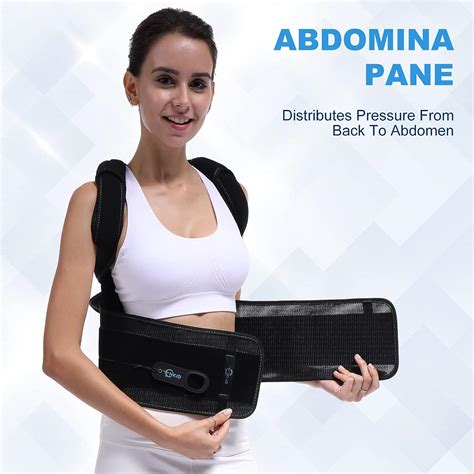 TLSO Full Back Brace with Hard Lumbar Support for Compression Fractures - S/M Size for Men and ...