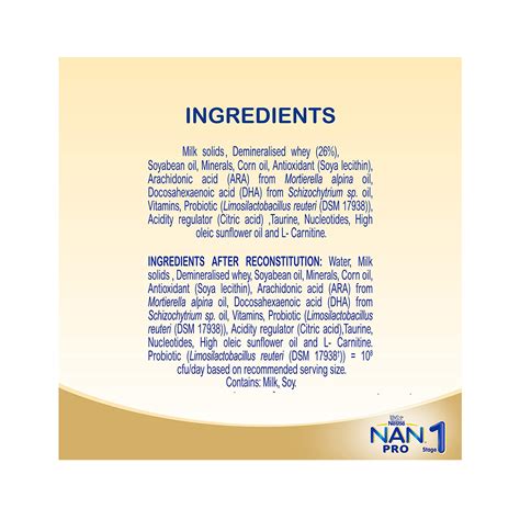 Nestle Nan Pro 1 Infant Formula Powder Stage 1 400g - Cureka