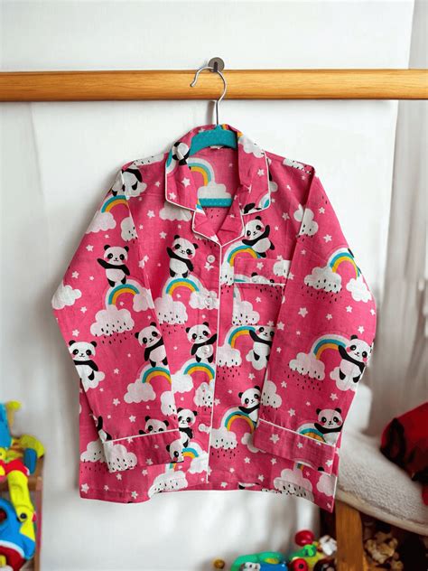 Panda Kids Night Suit Set – Kapaas Katha
