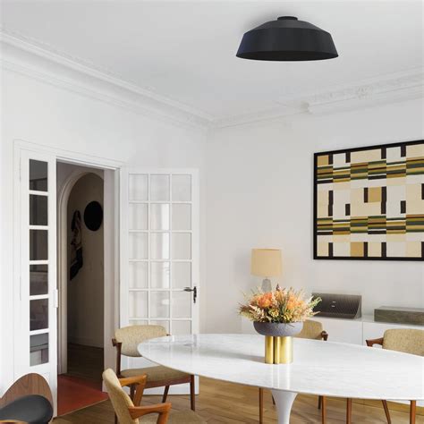 Plafoniera design Tokyo nero, in metallo, D. 35 cm LUMICOM | Leroy Merlin