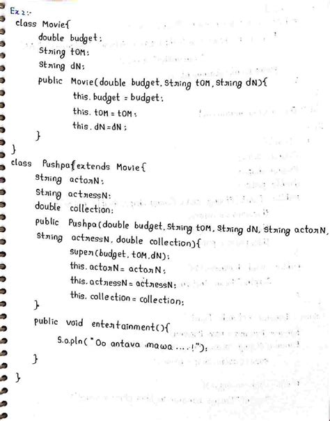 Image result for Java Program About Inheritence