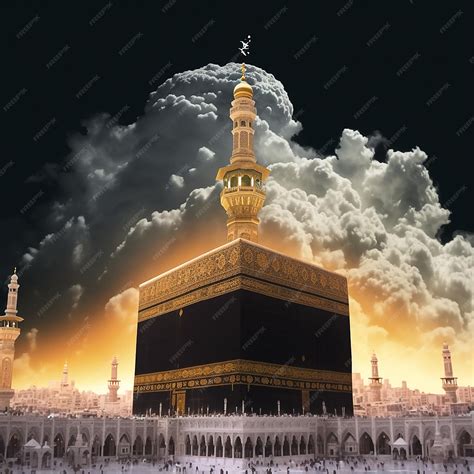 Premium Photo | Kaaba and Masjidil haram in Mecca Background Photo ...