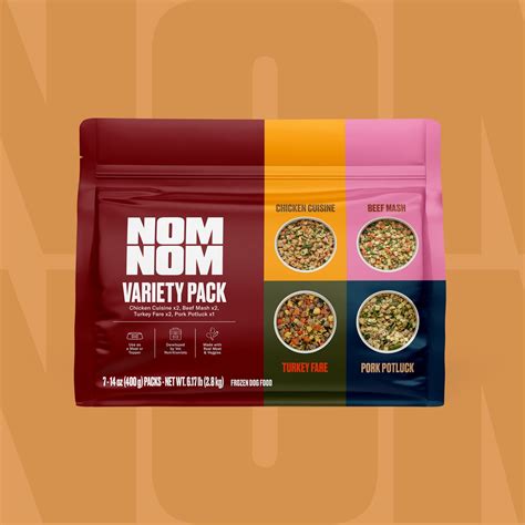 Nom Nom’s Fresh Packaging Design that Elevates Dog Food Branding for ...