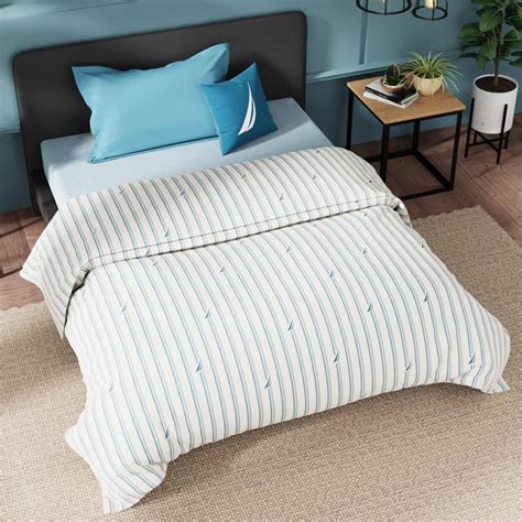 Buy NAUTICA Fairwater Cotton Printed Single Comforter from Nautica at ...